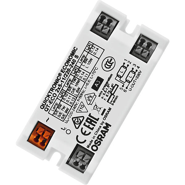 OSRAM BETRIEBSGERÄTE Elektronischer Trafo QT-ECO 2x5-11 S